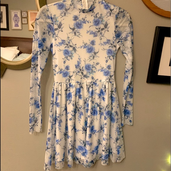 Blue mini dress - Picture 1 of 6